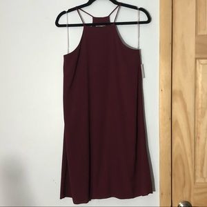 Maroon Flowy Dress